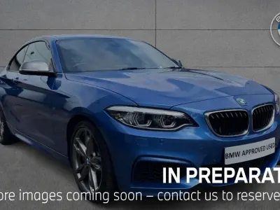 Begagnad BMW M240 Comfort Edition 340 HK (250 kW) 2018 Blå Sportkupé
