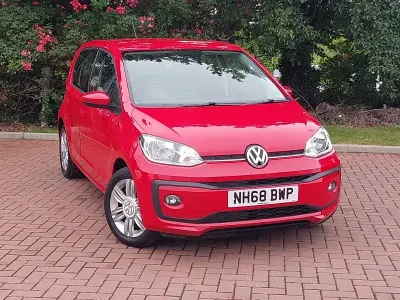 Used VW up! high up! 75 HP (55 kW) 2019 Red Hatchback