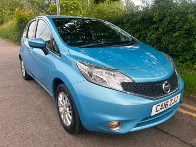 Used Nissan Note Acenta Premium 80 HP (58 kW) 2016 Blue Hatchback