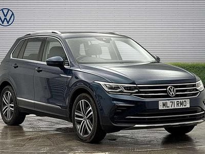 Begagnad VW Tiguan Elegance 150 HK (110 kW) 2021 Blå SUV