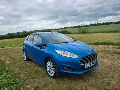 Used Ford Fiesta Titanium 2016 Blue Hatchback