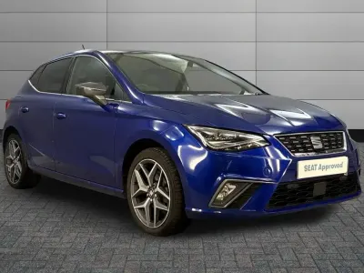 Used Seat Ibiza XCELLENCE Lux 94 HP (69 kW) 2019 Blue Hatchback