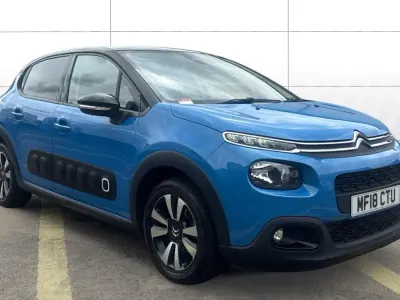 Used Citroën C3 Flair 82 HP (60 kW) 2018 Blue Hatchback
