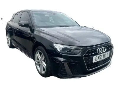 Usado Audi A1 Sportback S-Line 110 HP (80 kW) 2021 Preto Citadino
