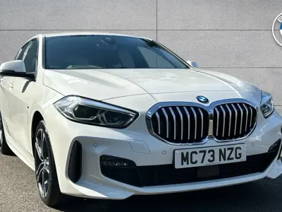 Used BMW 118 M Sport 134 HP (98 kW) 2023 White Hatchback