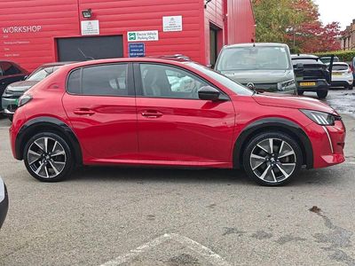 Used Peugeot e-208 Premium 98 kW (134 HP) 2021 Red Hatchback