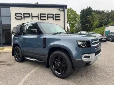 Usado Land Rover Defender SE 250 CV (183 kW) 2022 Azul SUV