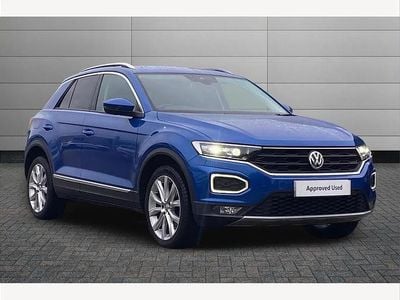 Used VW T-Roc SEL 115 HP (84 kW) 2019 Blue SUV