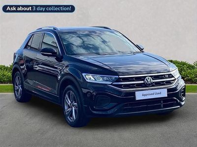 Used VW T-Roc R-line 150 HP (110 kW) 2022 Black SUV