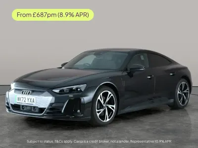 Begagnad Audi e-tron GT quattro Advanced 389 kW (530 HK) 2022 Svart Sedan