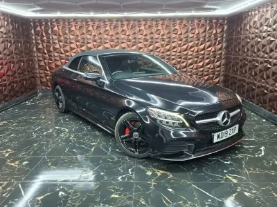 Usado Mercedes C200 AMG line 2019 Preto Cabrios