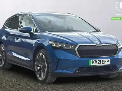 Used Skoda Enyaq iV Suite 150 kW (204 HP) 2021 Blue SUV