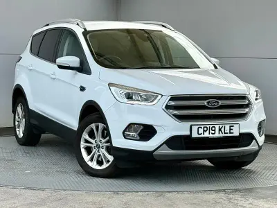 Used Ford Kuga Titanium 150 HP (110 kW) 2019 White SUV