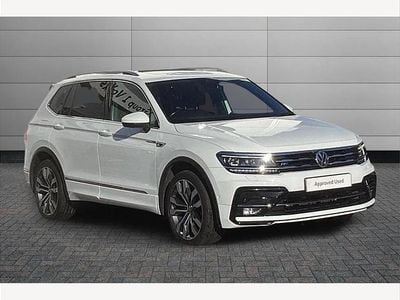 Pure white Used 2019 VW Tiguan Allspace R-line SUV | £23,250 (Fair price)