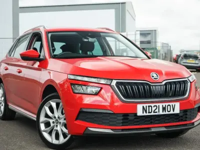 Used Skoda Kamiq SE L 108 HP (79 kW) 2021 Red SUV