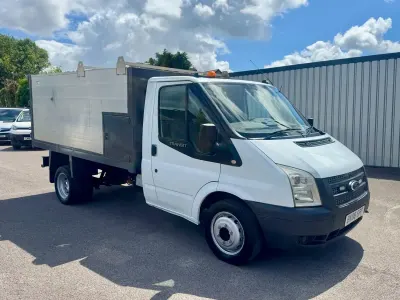 Used Ford Transit 100 HP (73 kW) 2008 White Cabriolet