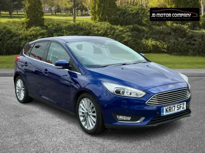Used Ford Focus Titanium X 125 HP (91 kW) 2017 Blue Hatchback
