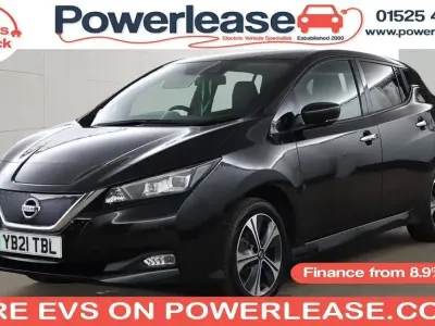 Used Nissan Leaf Tekna 159 kW (217 HP) 2021 Black Hatchback