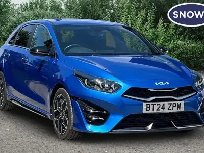 Used Kia Ceed GT-Line 140 HP (102 kW) 2024 Blue Hatchback