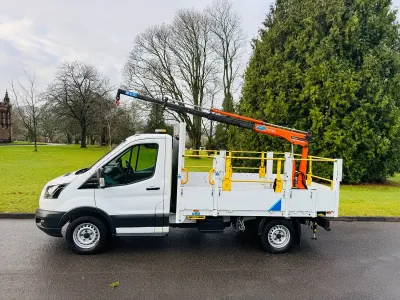 Used Ford Transit 130 HP (95 kW) 2018 White Pickup