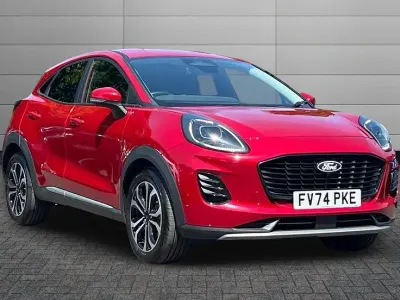 Used Ford Puma Titanium 125 HP (91 kW) 2024 Fantastic red SUV