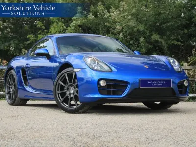 Used Porsche Cayman 275 HP (202 kW) 2013 Blue Coupe