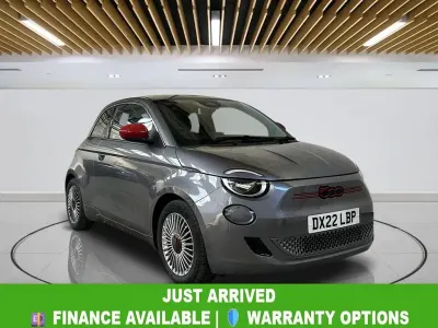 Used Fiat 500e Red 69 kW (95 HP) 2022 Grey Hatchback