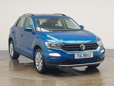 Used VW T-Roc SE 115 HP (84 kW) 2018 Blue SUV