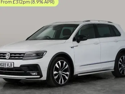 Second-hand VW Tiguan R-line 150 CP (110 kW) 2020 Alb SUV