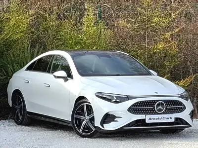 New Mercedes CLA 250+ AMG line 200 kW (272 HP) 2025 White Sedan