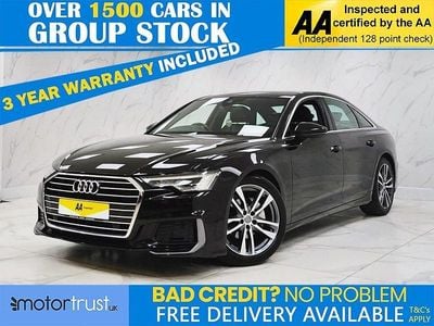 Begagnad Audi A6 S-Line 204 HK (150 kW) 2019 Svart Sedan