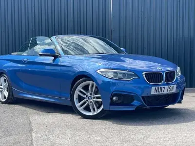 Used BMW 220 M Sport 190 HP (139 kW) 2017 Blue Cabriolet