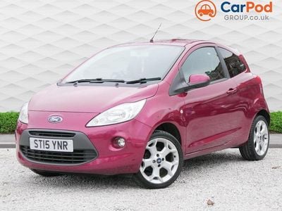 Used Ford Ka Zetec 69 HP (50 kW) 2015 Red Hatchback