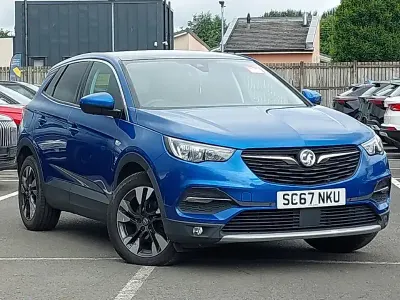 Used Vauxhall Grandland X Sport 130 HP (95 kW) 2018 Blue SUV