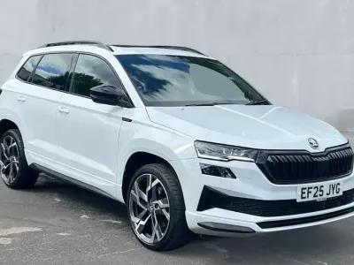 Used Skoda Karoq SportLine 150 HP (110 kW) 2025 White SUV