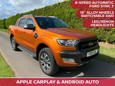 Usado Ford Ranger Wildtrack 2019 Laranja Pickup
