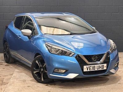 Used Nissan Micra N-Connecta 90 HP (66 kW) 2018 Blue Hatchback