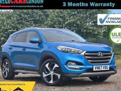 Blue Used 2017 Hyundai Tucson Edition SUV | £9,500 (Fair price)
