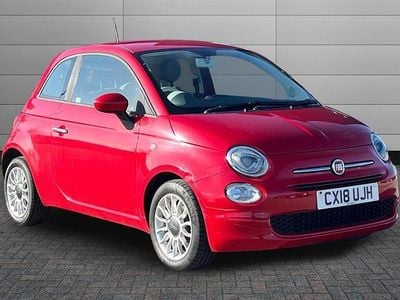 Used Fiat 500 Pop Star 69 HP (50 kW) 2018 Red Hatchback