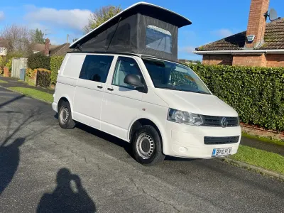 Used VW T5 130 HP (95 kW) 2010 White Van