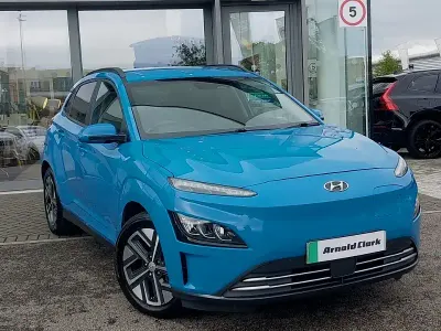 Used Hyundai Kona Premium 150 kW (204 HP) 2021 Blue SUV