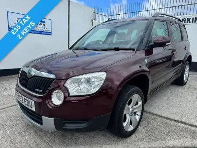 Used Skoda Yeti GreenLine 105 HP (77 kW) 2012 Red SUV
