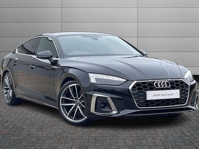 Used Audi A5 S-Line 163 HP (119 kW) 2023 Mythos black Coupe
