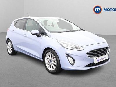 Used Ford Fiesta Titanium 125 HP (91 kW) 2021 Blue Hatchback