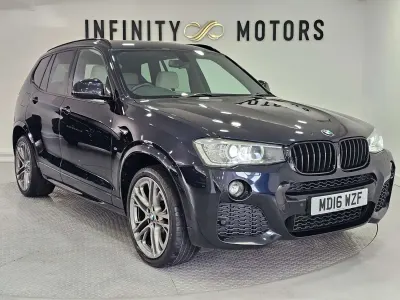 Begagnad BMW X3 M Sport 190 HK (139 kW) 2016 Svart SUV
