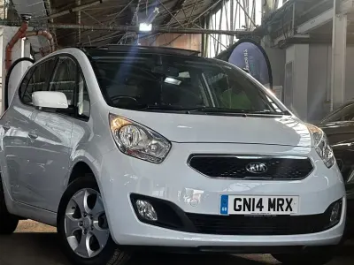 Used Kia Venga 123 HP (90 kW) 2014 White Hatchback