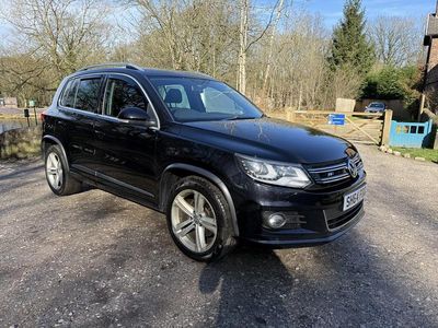 Used VW Tiguan R-line 177 HP (130 kW) 2015 Black SUV