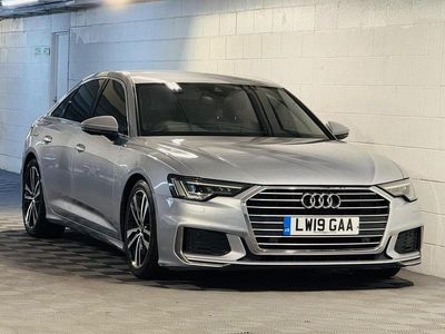 Silver Used 2019 Audi A6 S-Line Sedan | £13,989 (Fair price)