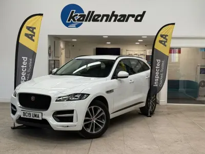 Used Jaguar F-Pace R-Sport 180 HP (132 kW) 2019 White SUV