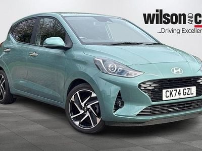 Used Hyundai i10 Premium 2024 Green Hatchback